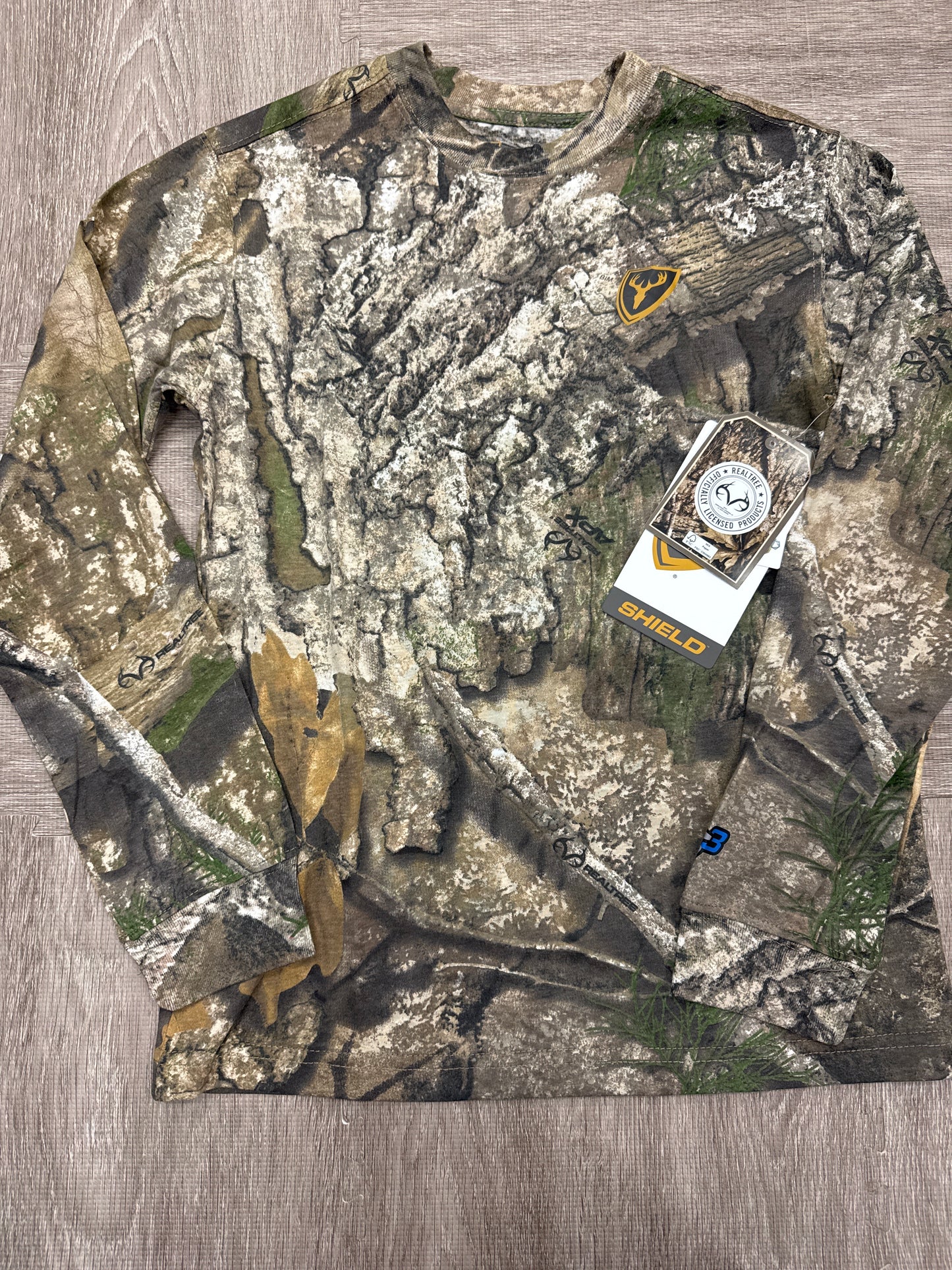 Youth Shield Fused Cotton RT APX LS Tee