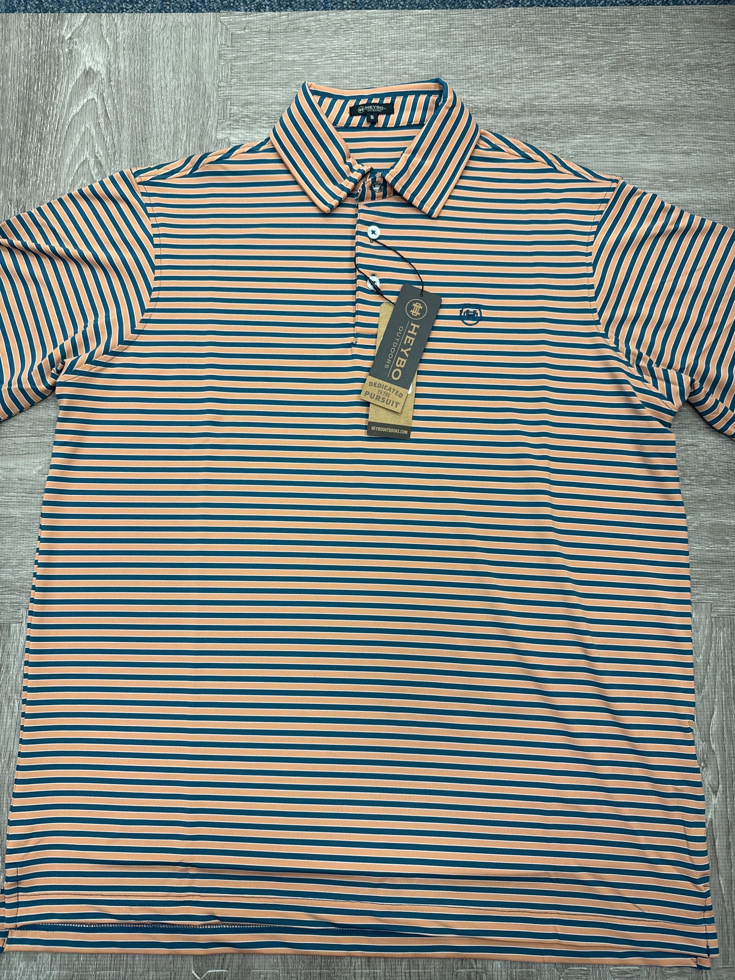 Heybo Coral/Navy Polo