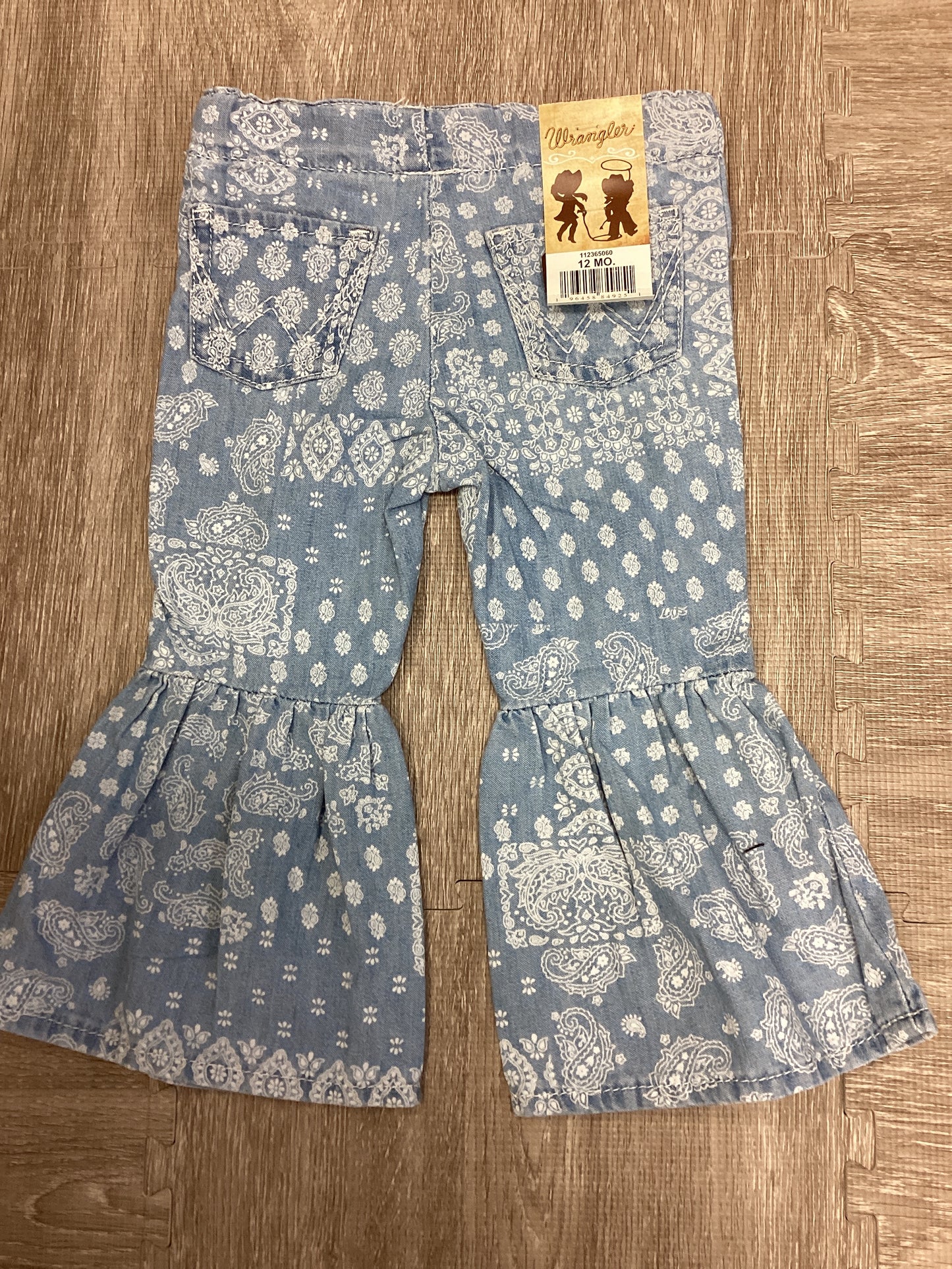 Girls Wrangler Paisley Print Jeans