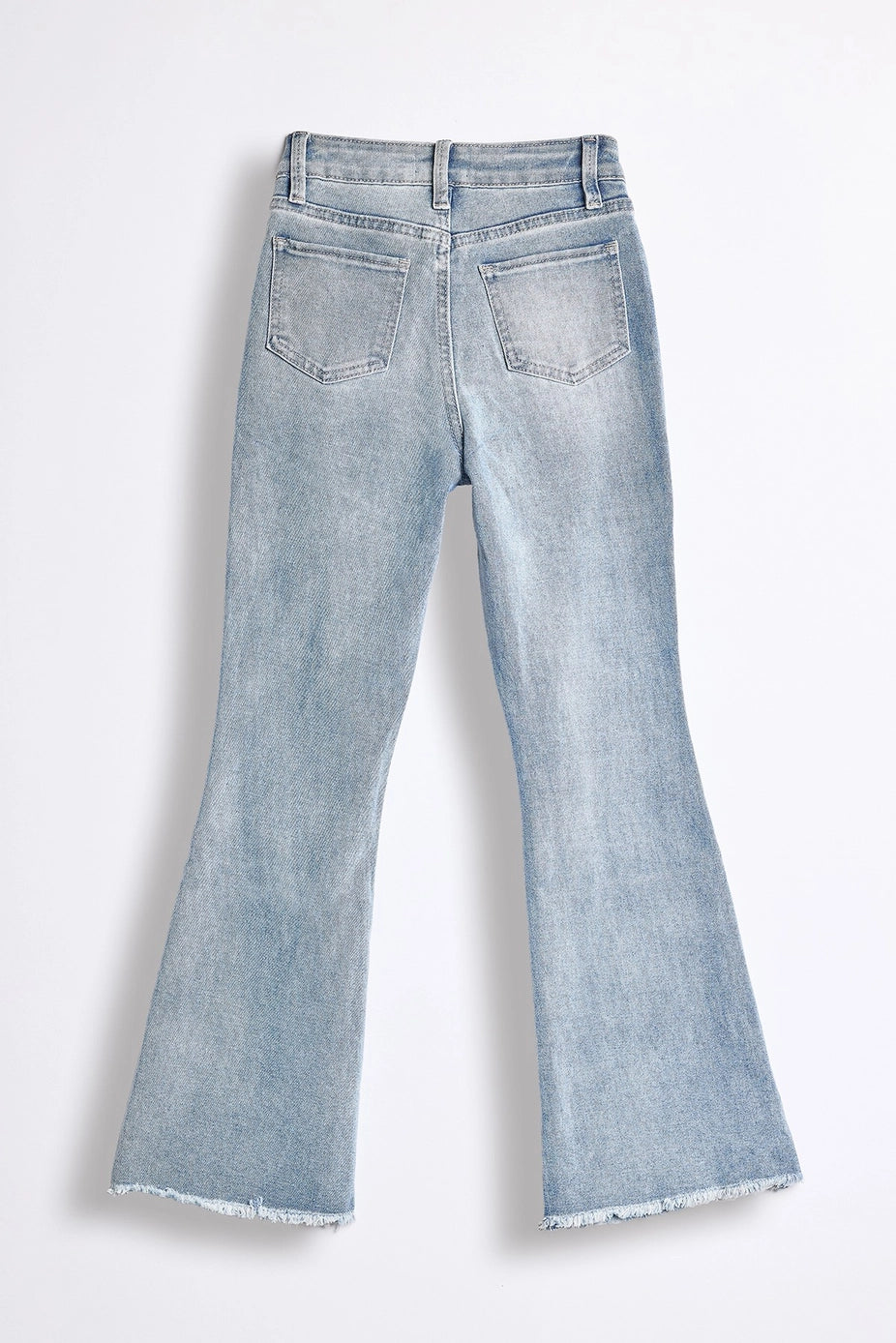 Girl's YMI Frey Hem Flare Jeans