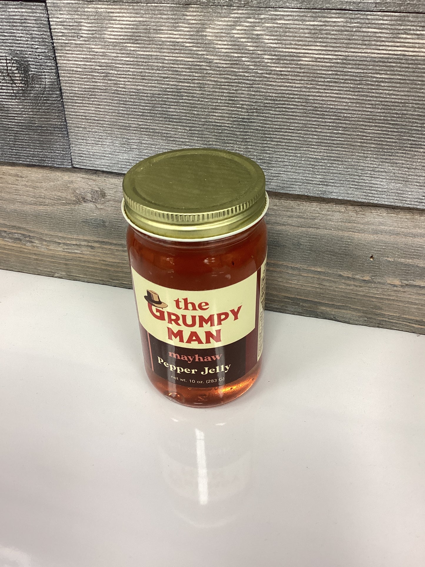 The Grumpy Man Mayhaw Pepper Jelly 10oz
