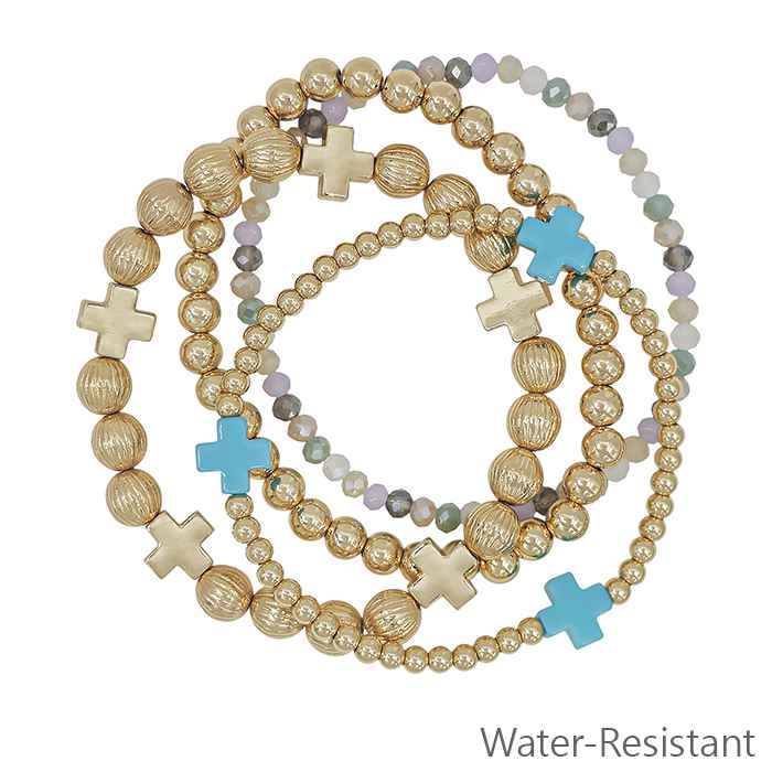 Water Resistant 4pc Bracelets