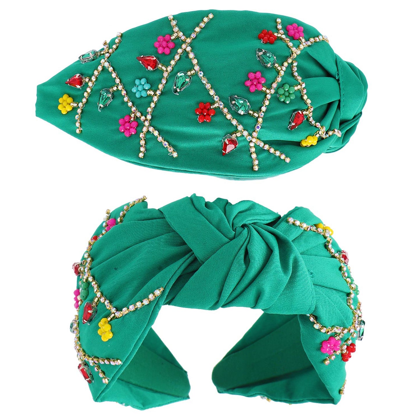 Green Christmas Headband