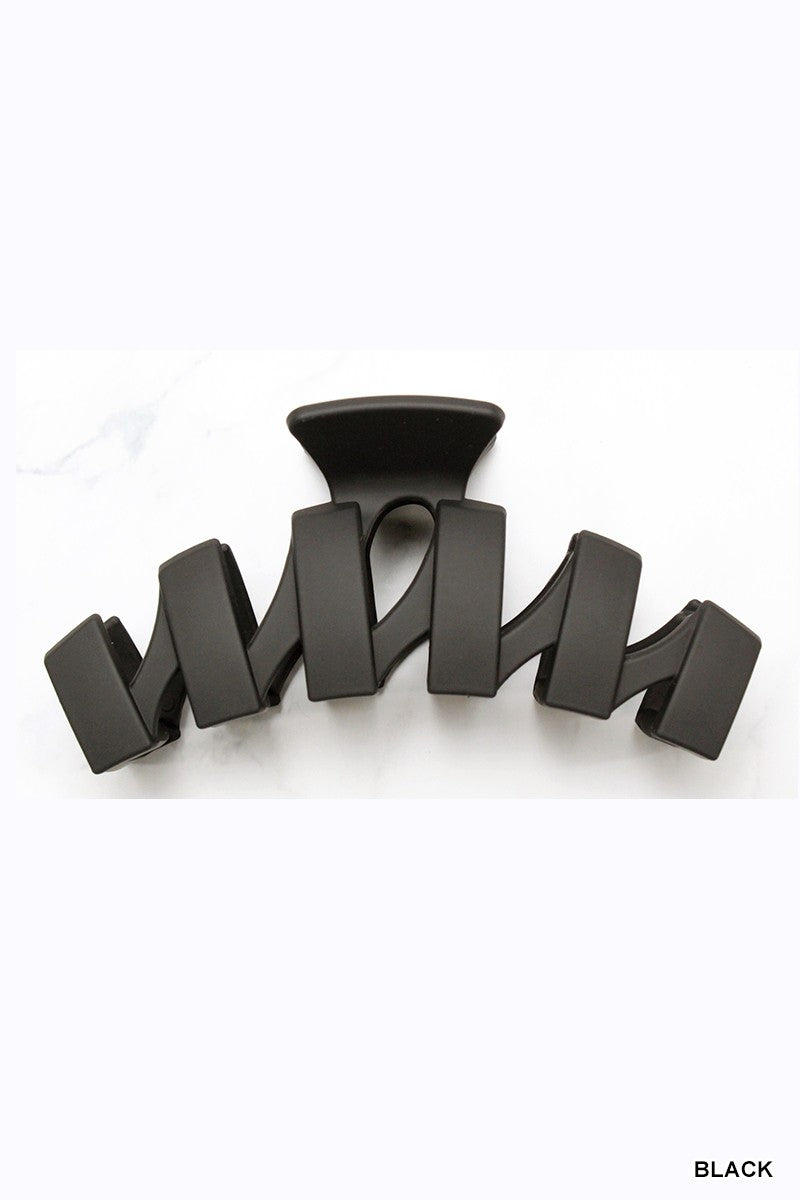 Black Zig Zag Clip