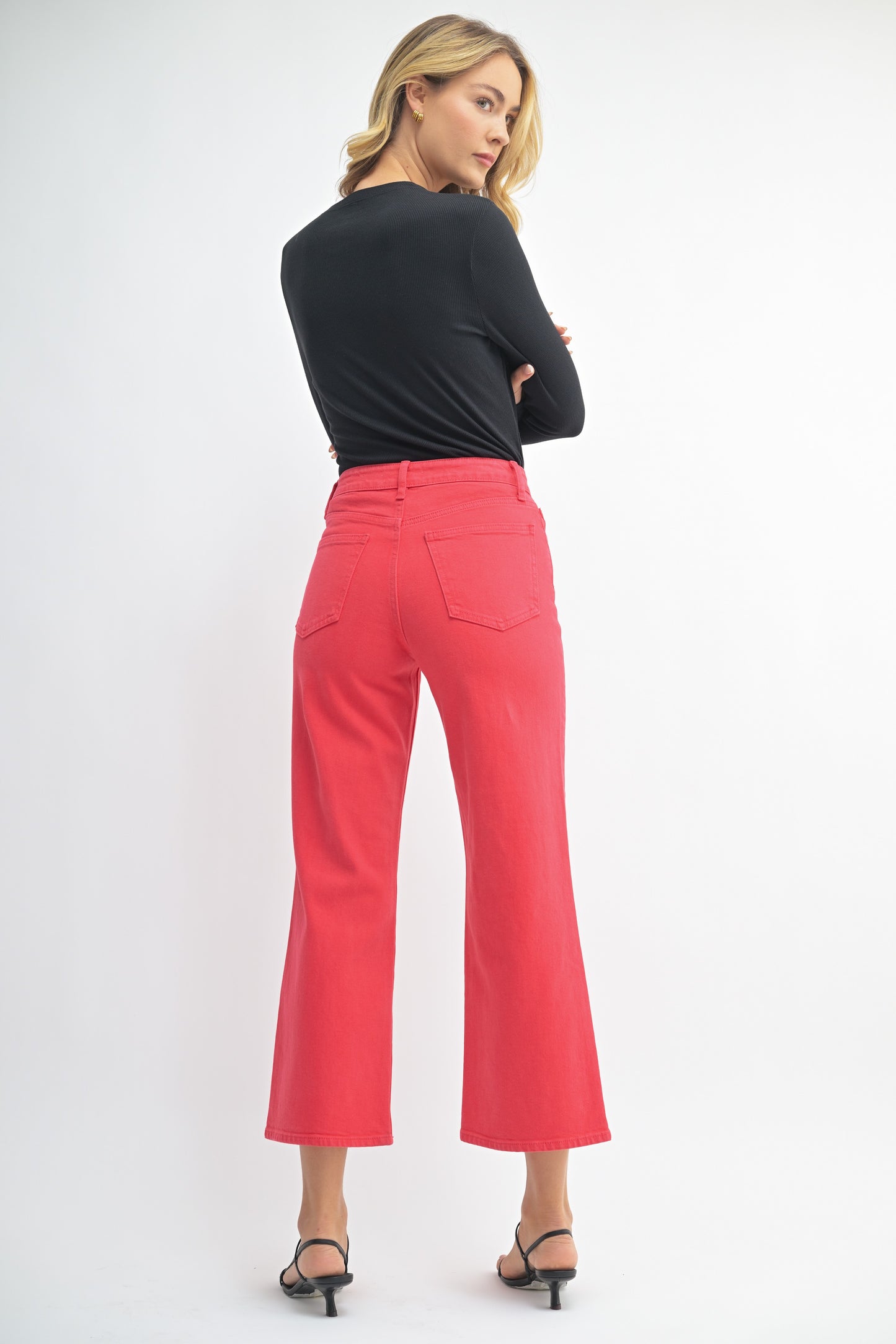 Just USA Red Crop Jeans