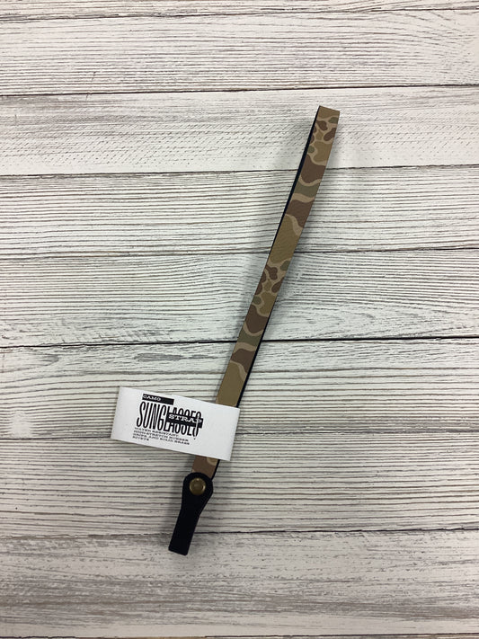 Duck Camo Leather Sunglasses Strap