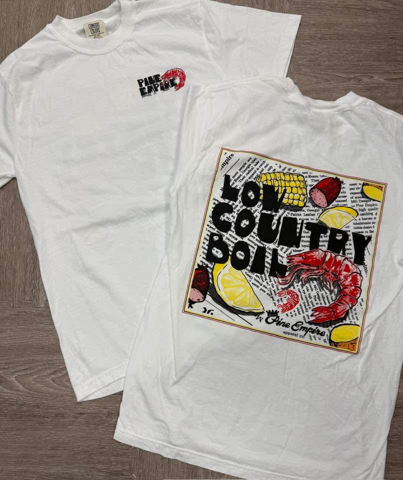 Pine Empire Low Country Boil Tee Artist Drawn
