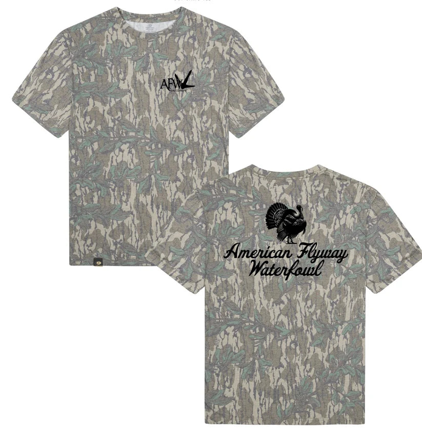 AFW Outdoors Turkey Greenleaf Mossy Oak Tee