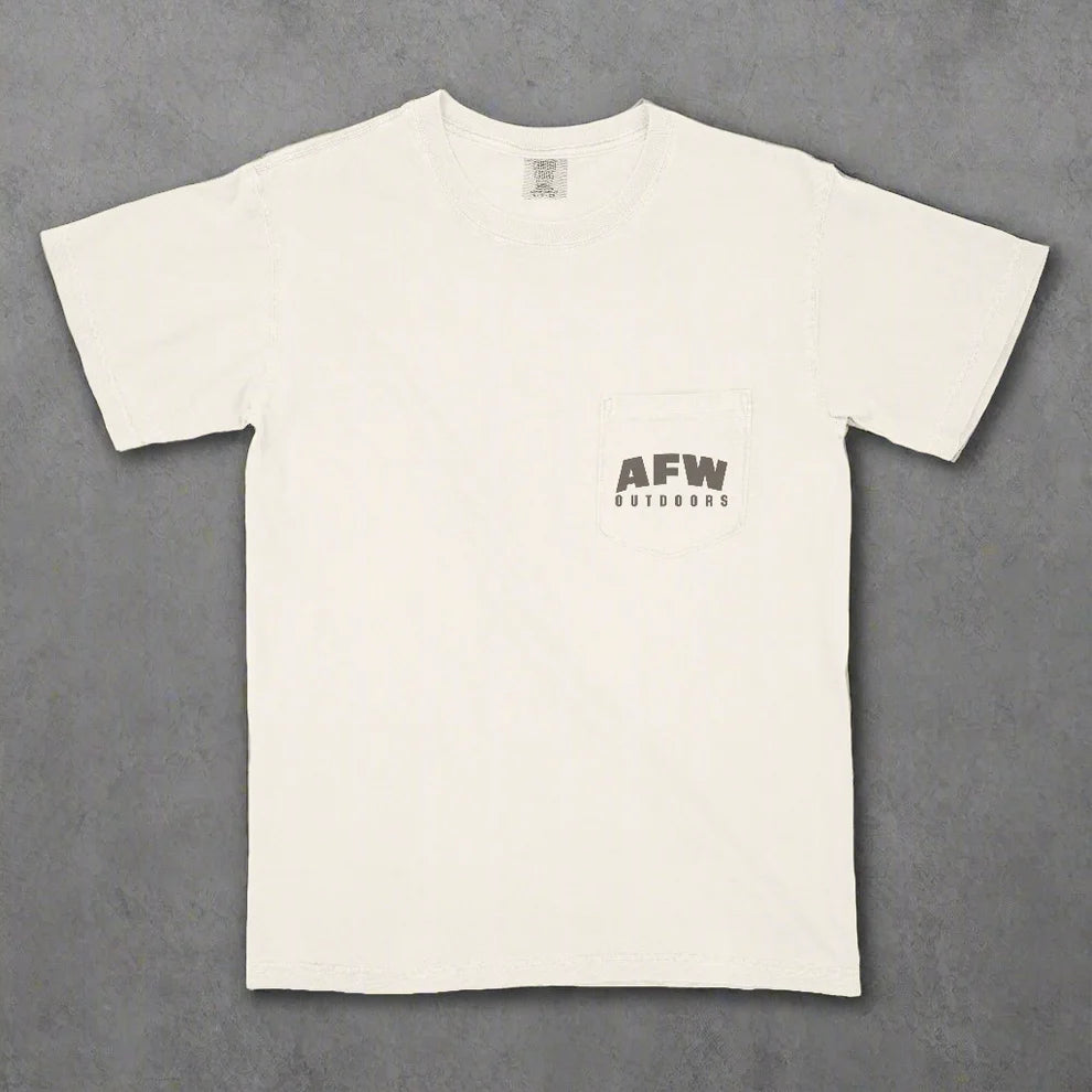 AFW Flying Pheasant Ivory W/Pocket Tee Ivory