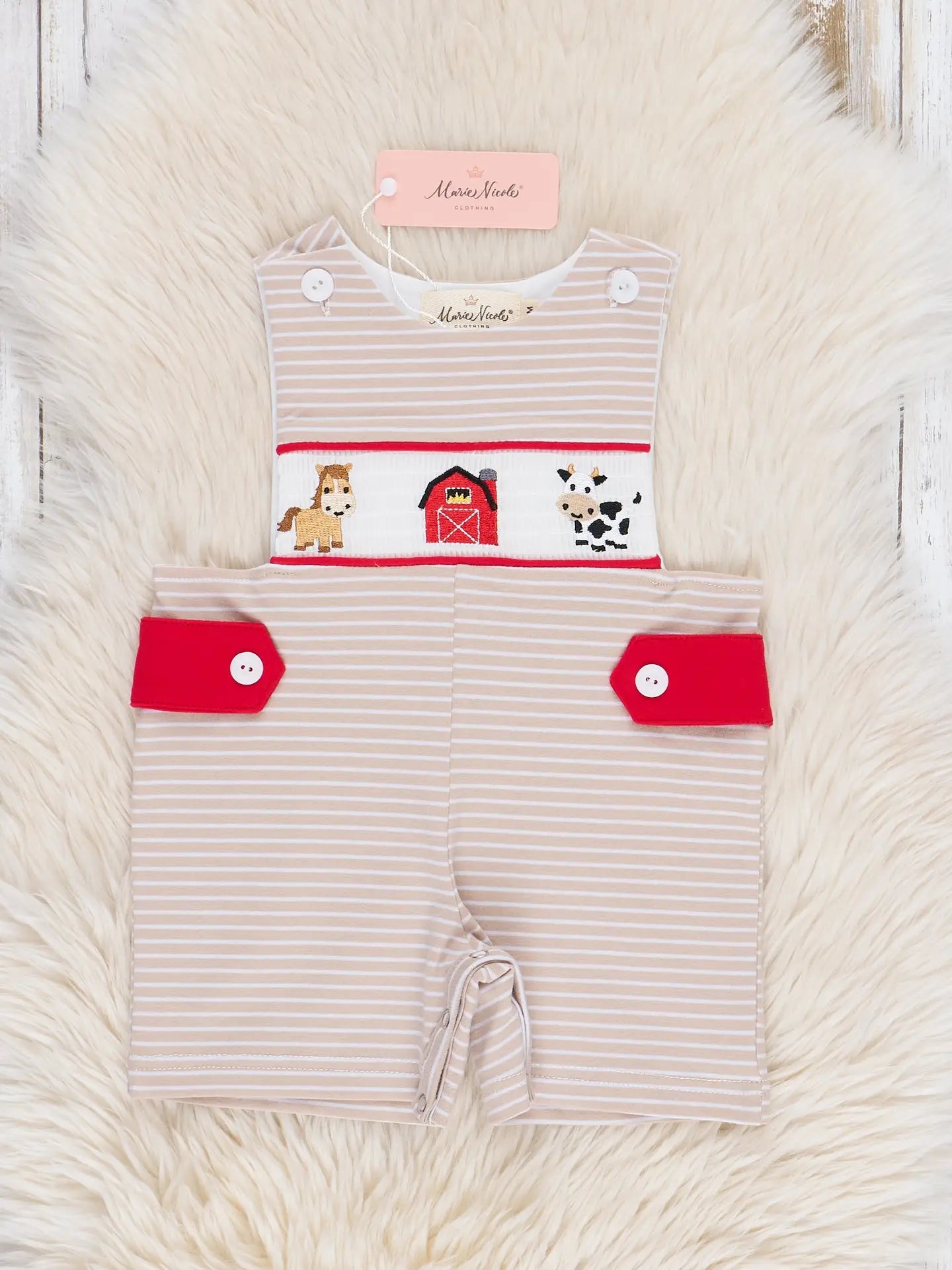 Barnyard Fun Embroidered Johnny