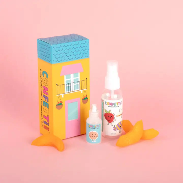 Confetti Blue Peach Mini Perfume Making Kit