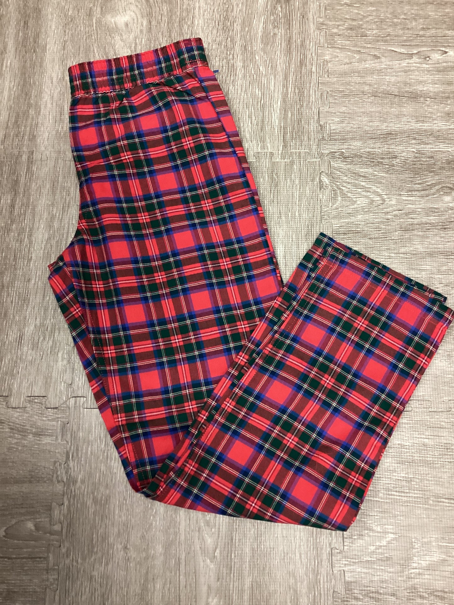Southern Tide Crab Red Youth Tartan Lounge Pant