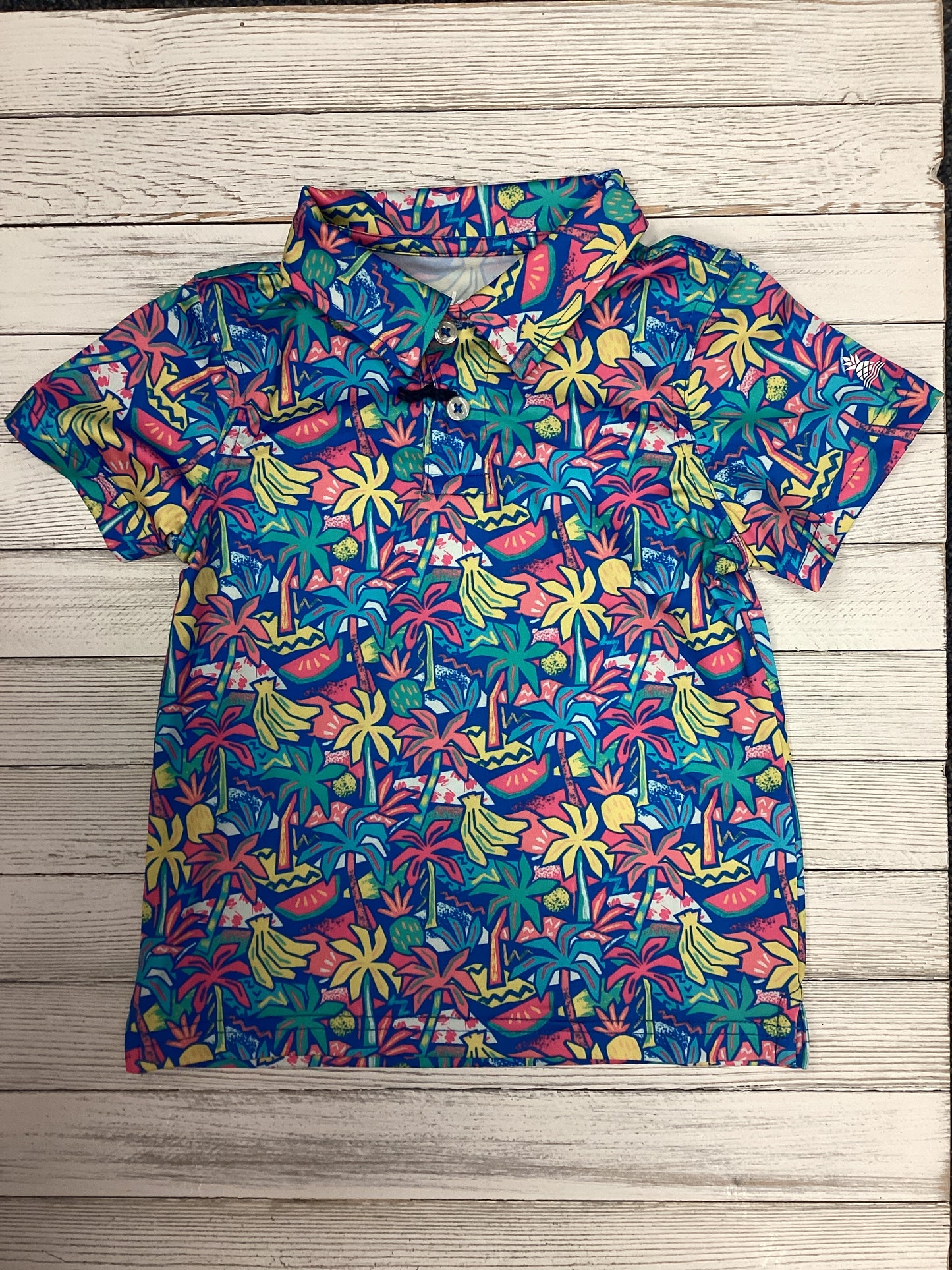 Chubbies Lil Tropical Bunch Polo Boys