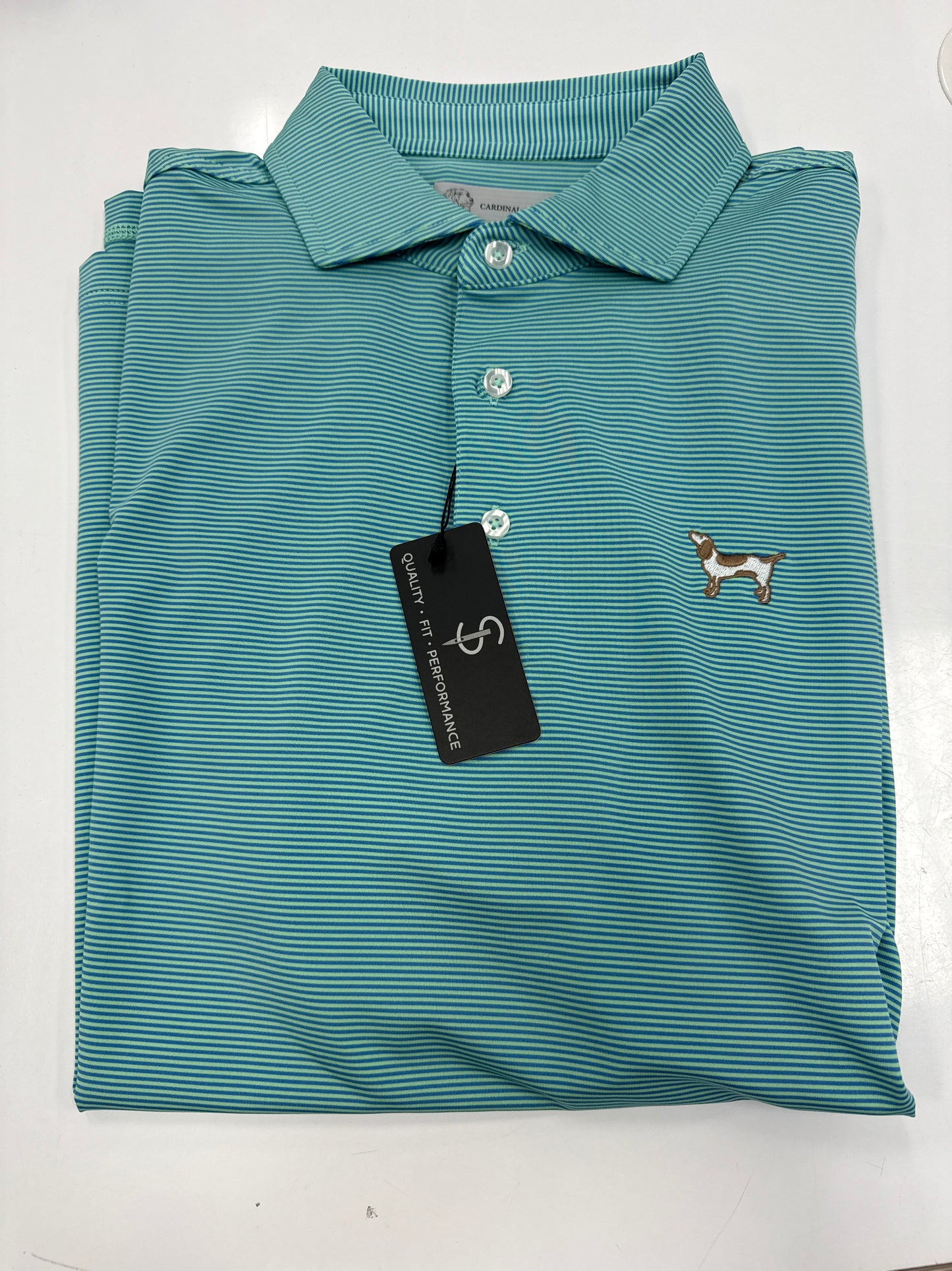 Cardinal Creek Polo Lime/Sea Blue