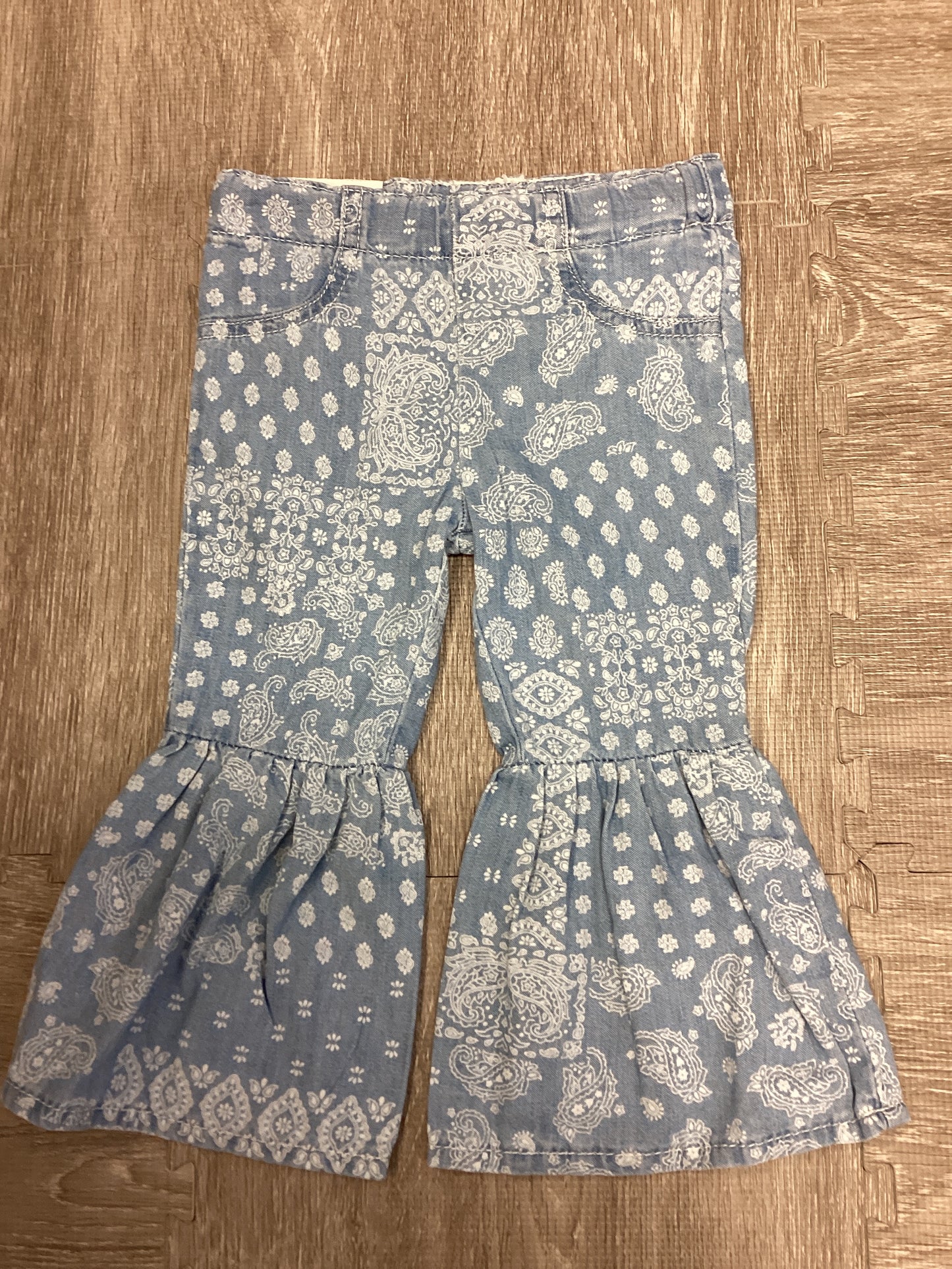 Girls Wrangler Paisley Print Jeans