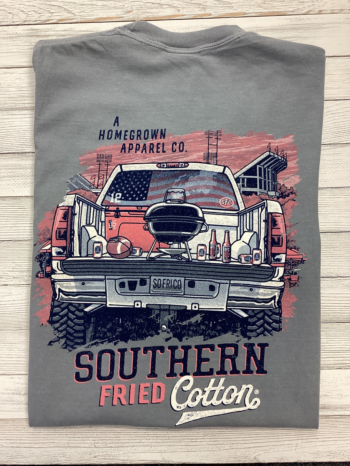 Southern Fried Cotton Tailgating in the South Tee
