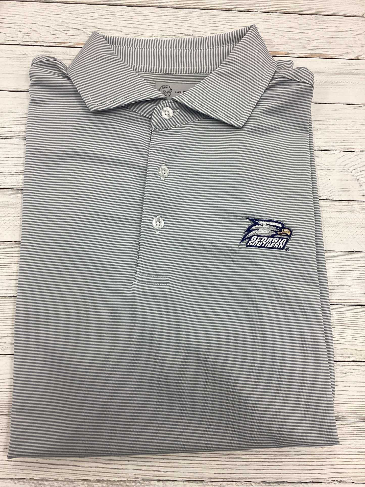 White & Silver Georgia Southern Polo