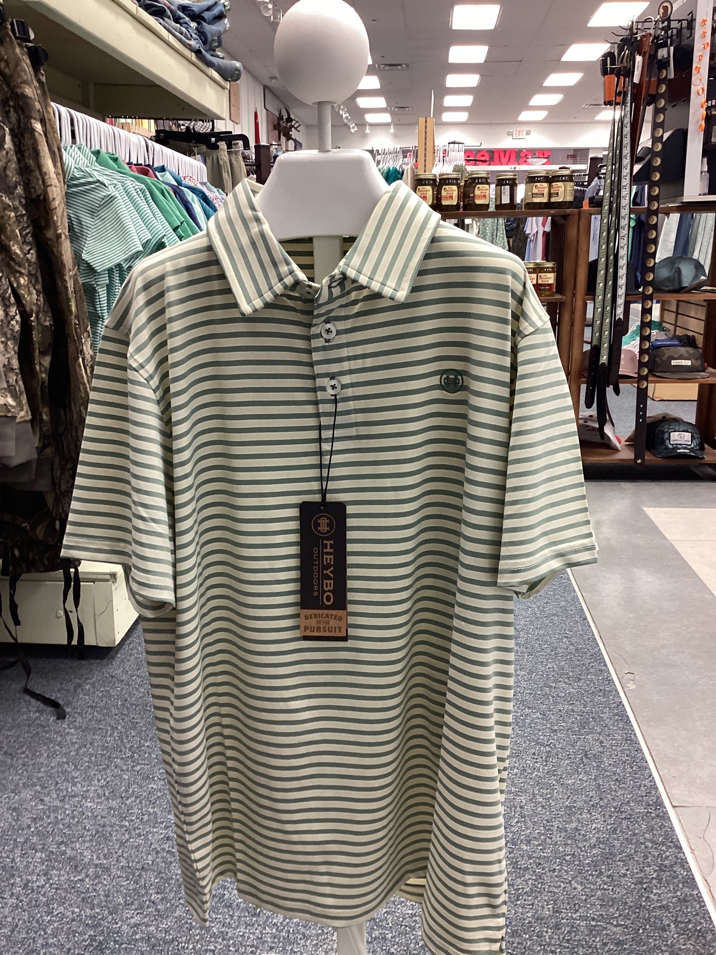 Heybo Youth Intercoastal Polo Grey/Sage/White