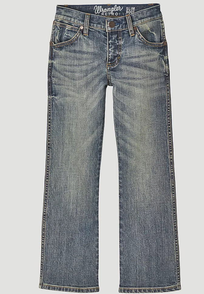 Boys Wrangler Retro Slim Boot Jeans Greeley