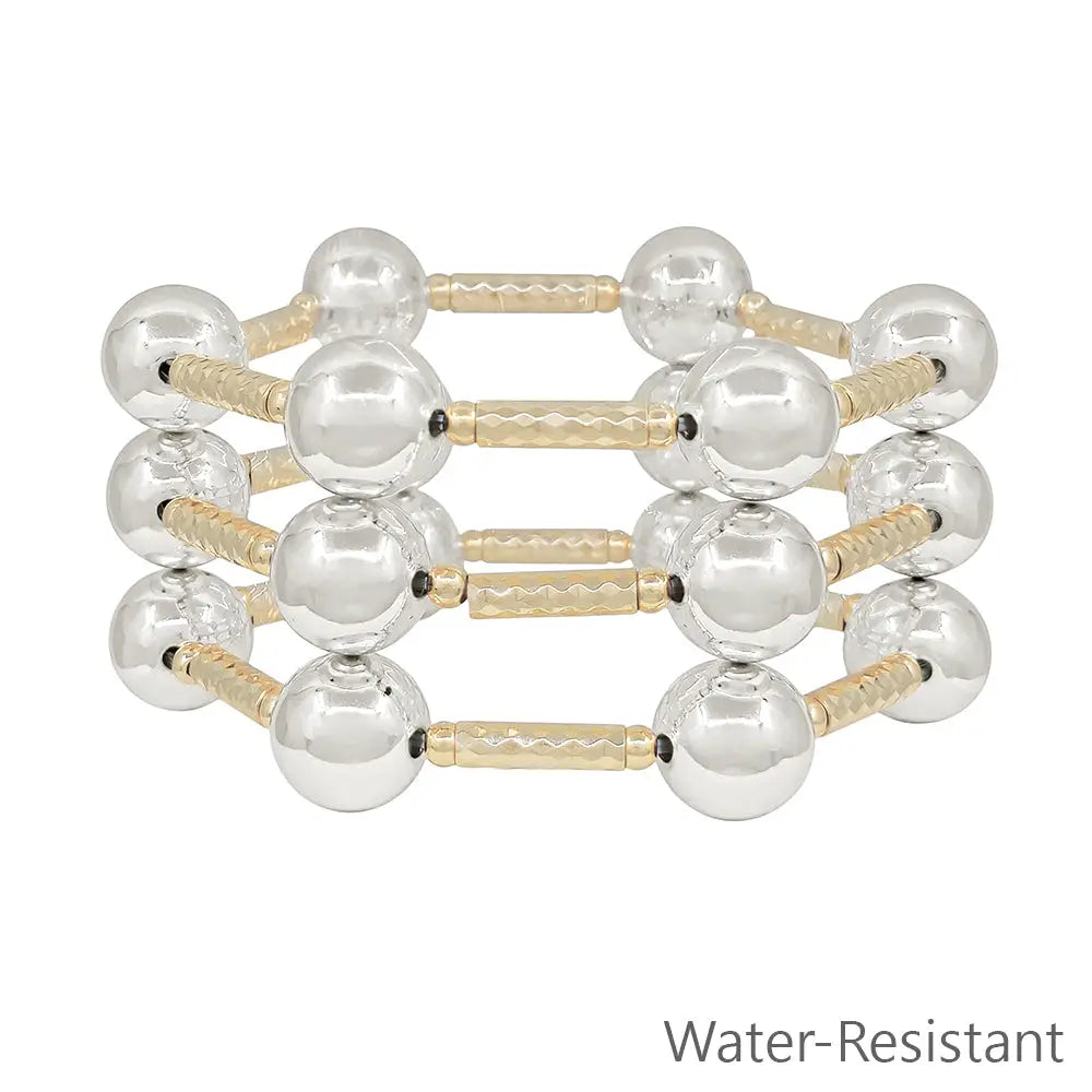 Gold & Silver Blessing Bracelets 3pc