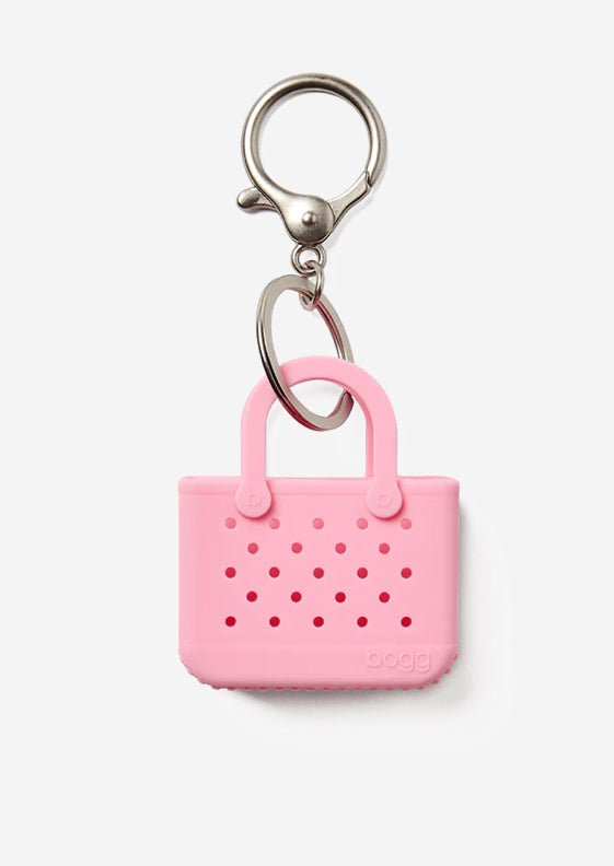 Bogg Bag Tiny Tote Keychain- Blowing Pink Bubbles