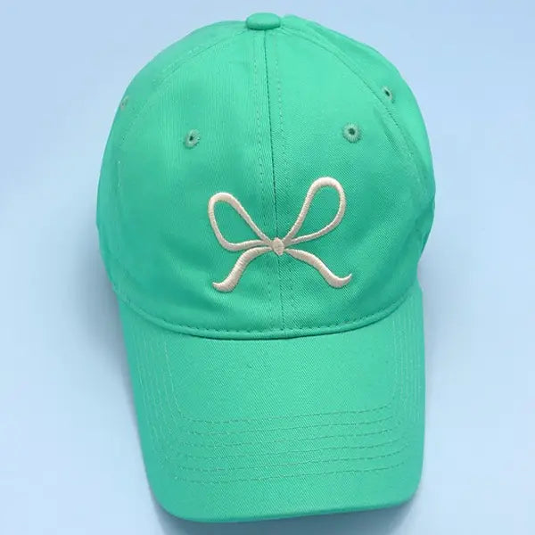 Bow Ribbon Hat in Green