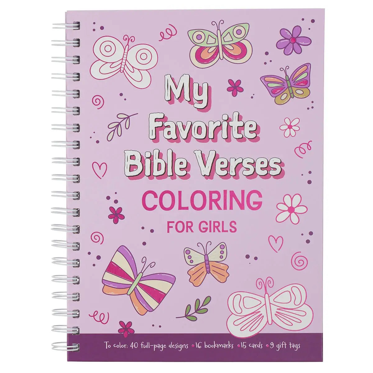 Girl's My Favorite Bible Verses Coloring Book
