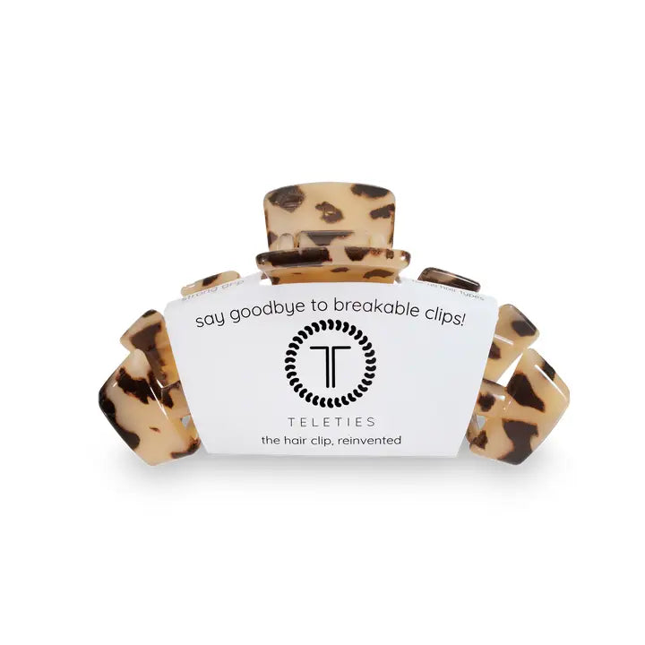 TELETIES Blonde Tortoise Medium Hair Clip
