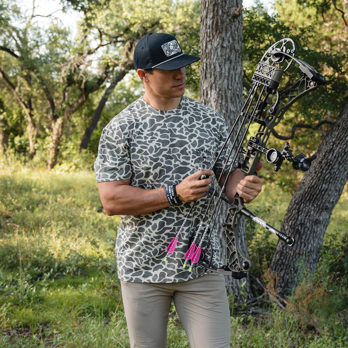 Burlebo Classic Deer Tee W/ Deer Pocket