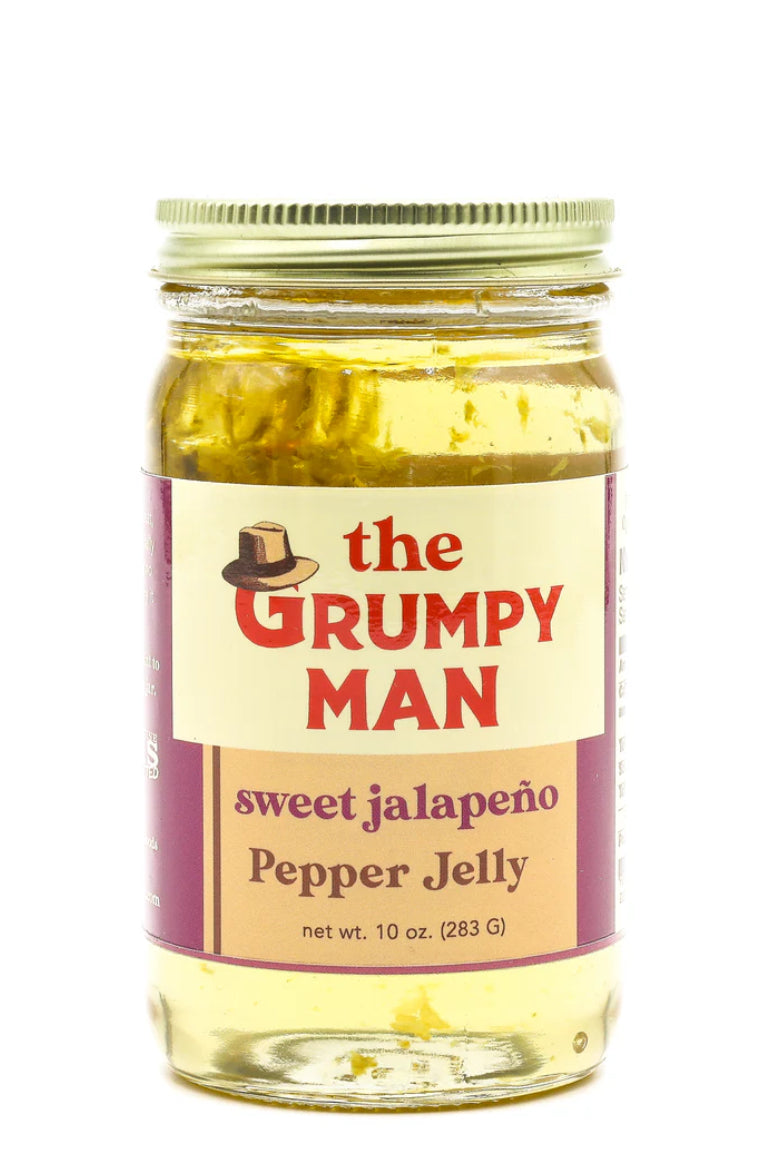 The Grumpy Man Sweet Jalapeño Pepper Jelly 10oz