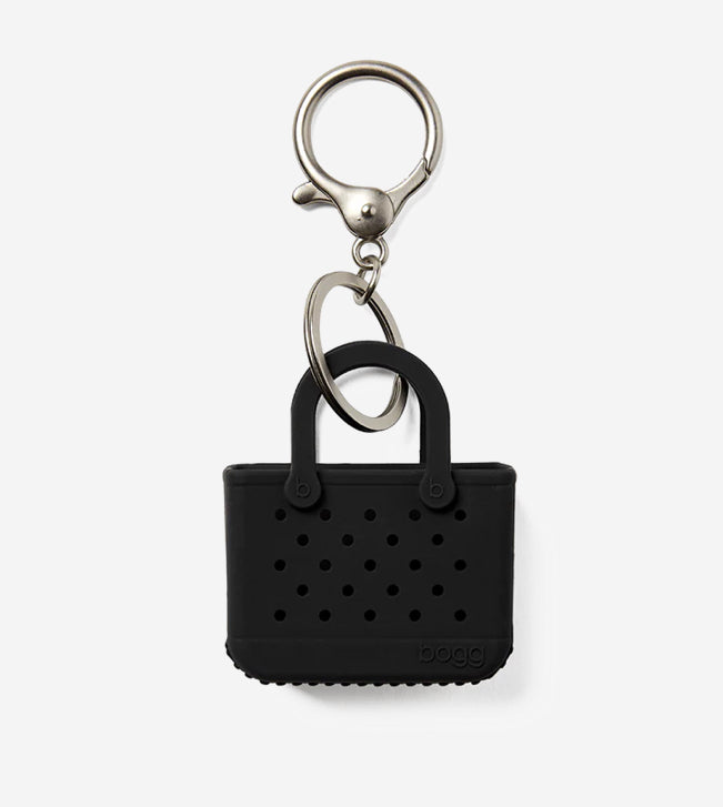 Bogg Bag Tiny Tote Keychain- Black