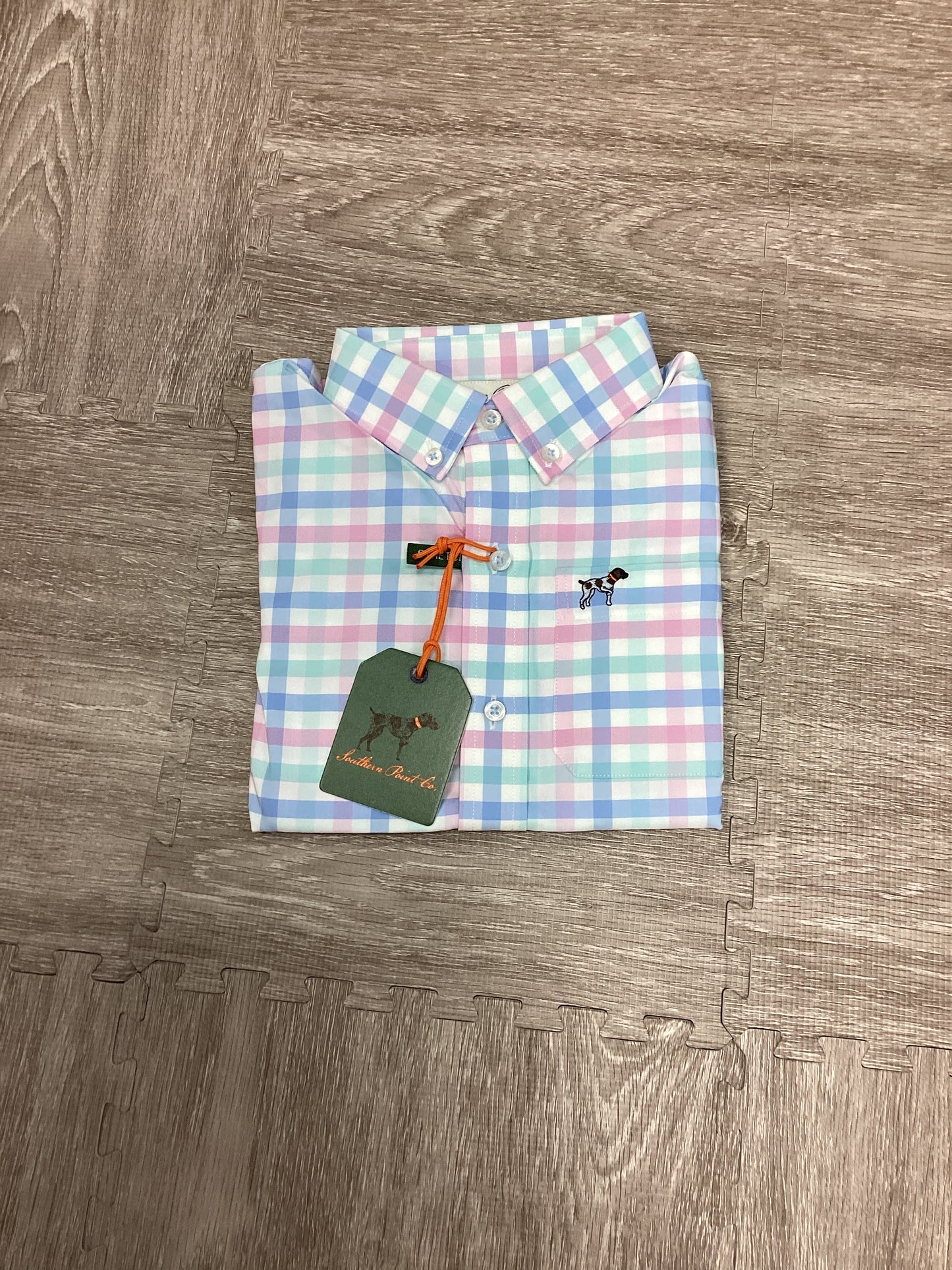 Southern Point Youth Hadley Luxe Button-Down Gingham