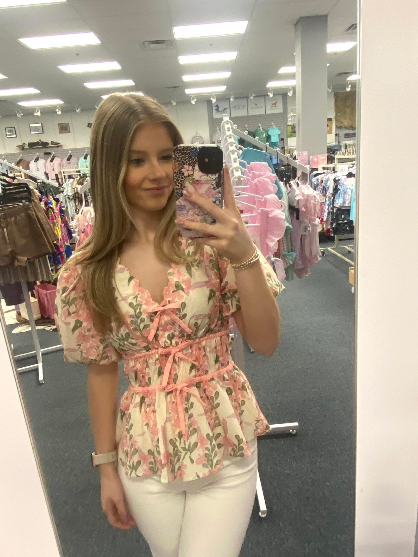 Emily Floral Top