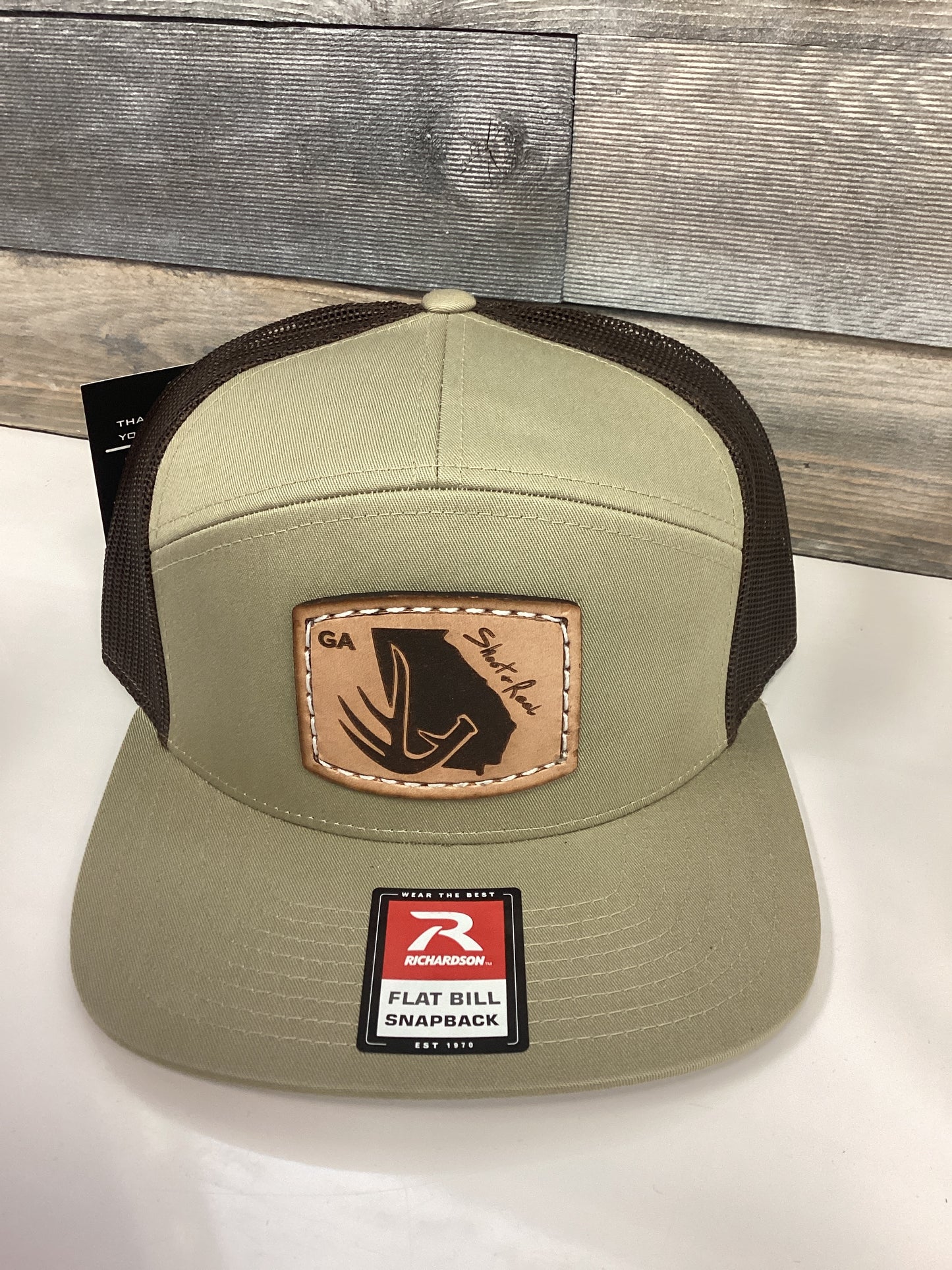 Shoot & Reel GA Antler Patch Flatbill Snapback Hat