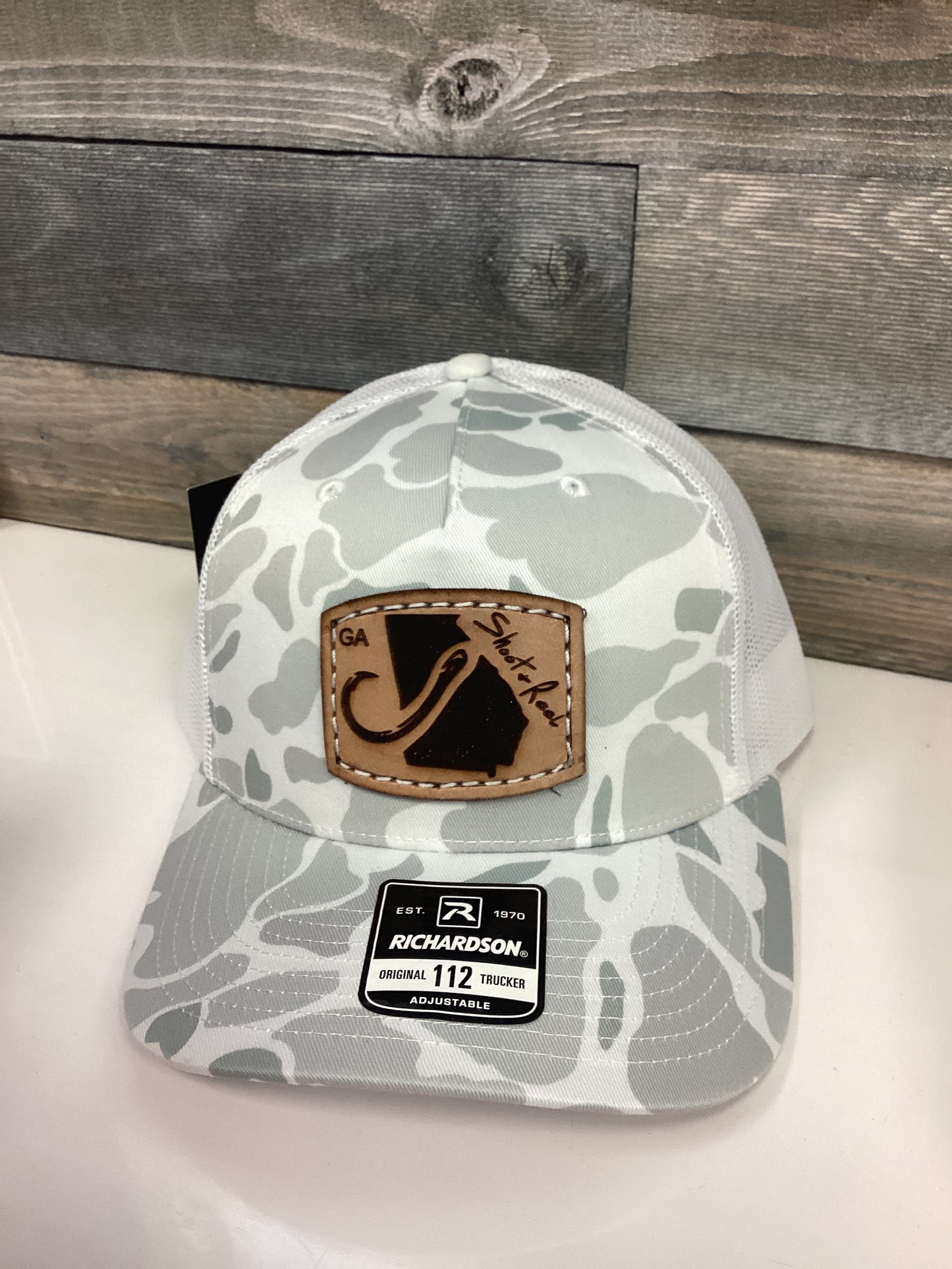 Shoot & Reel GA Hook Patch Snapback Hat