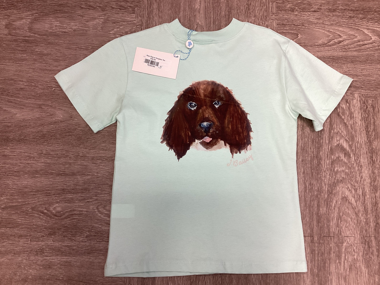 Bailey Boys Dog on Seaglass Tee