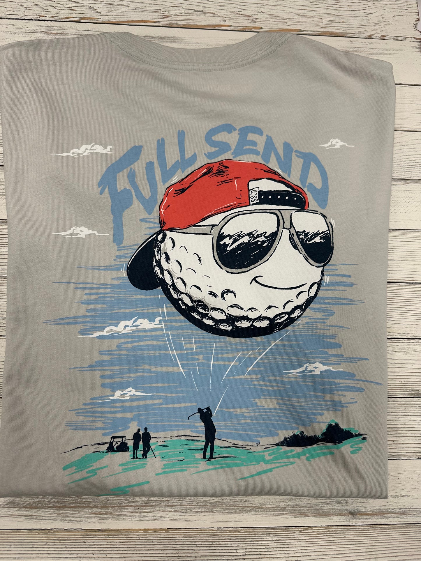 SSCO Full Send SS Tee in Oyster