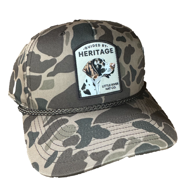 Little River Co Guided by Heritage 258 Hat in Bark Duck Camo