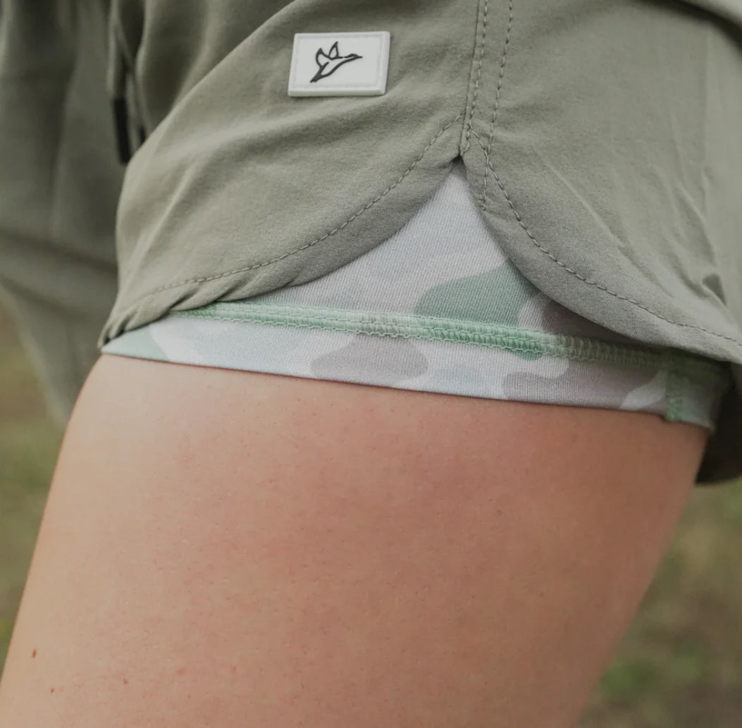 Combat Waterfowl Women’s 2.5” Shorts Kunar