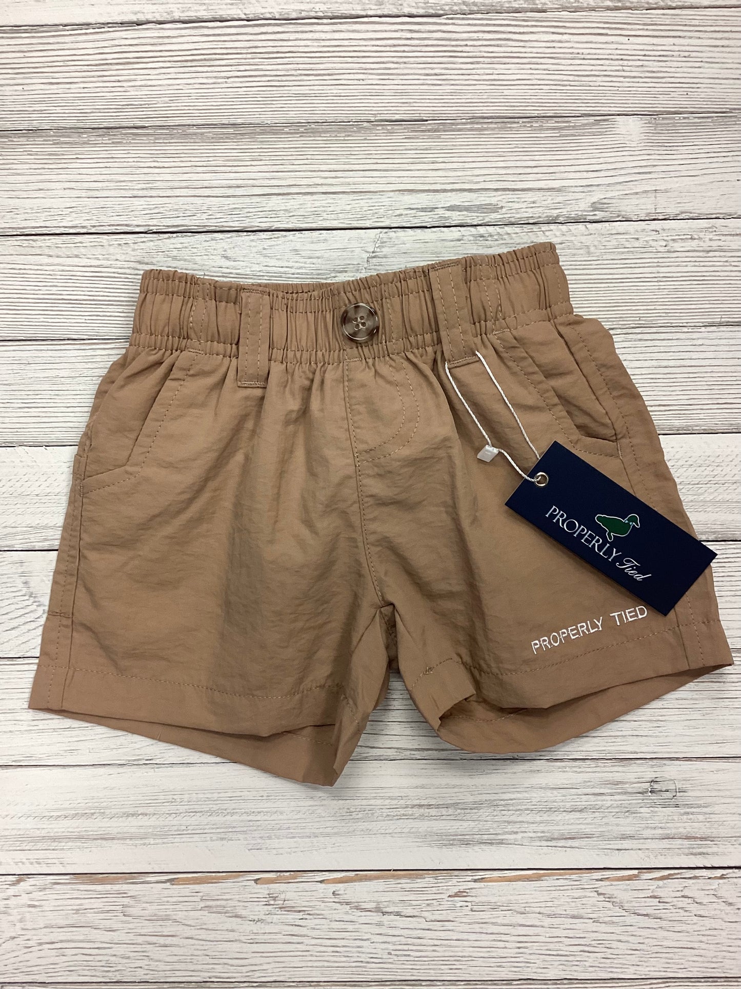 Properly Tied Mallard Shorts Camel for Boys