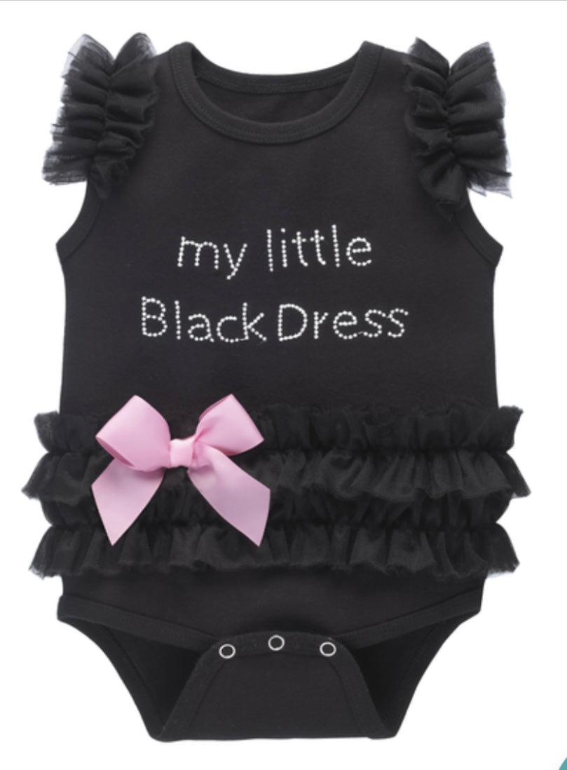 Baby "My Little Black Dress" Onesie