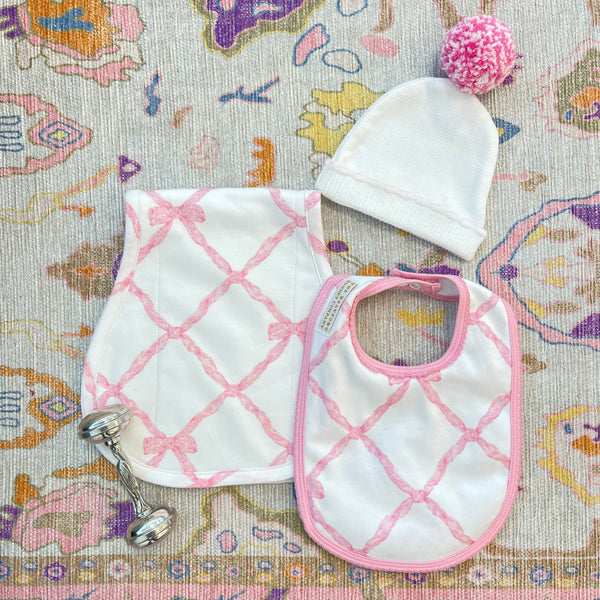 Beaufort Bonnet Burp Me Bib Belle Meade Bow