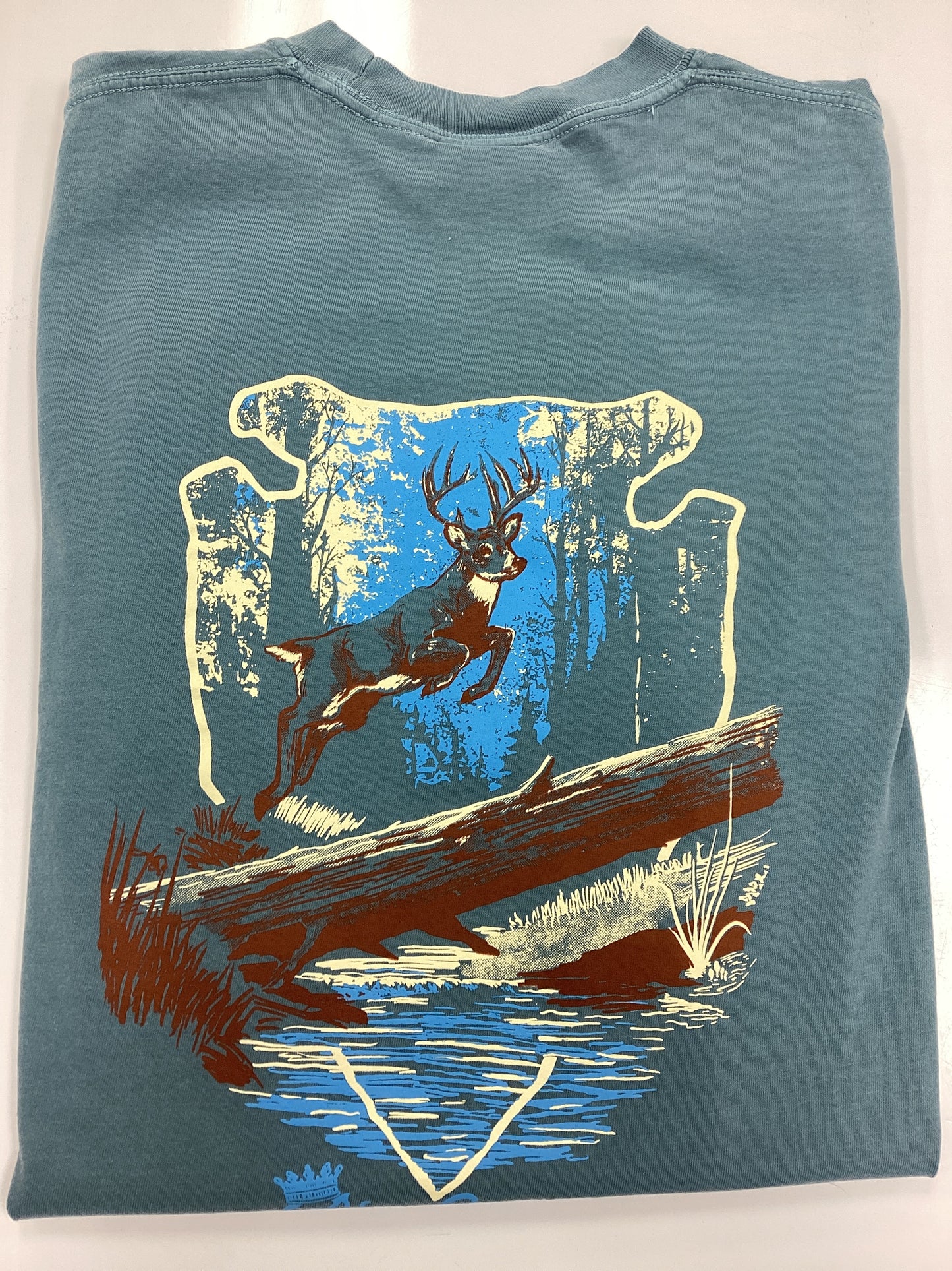 Pine Empire Artist Drawn Jumping Buck
