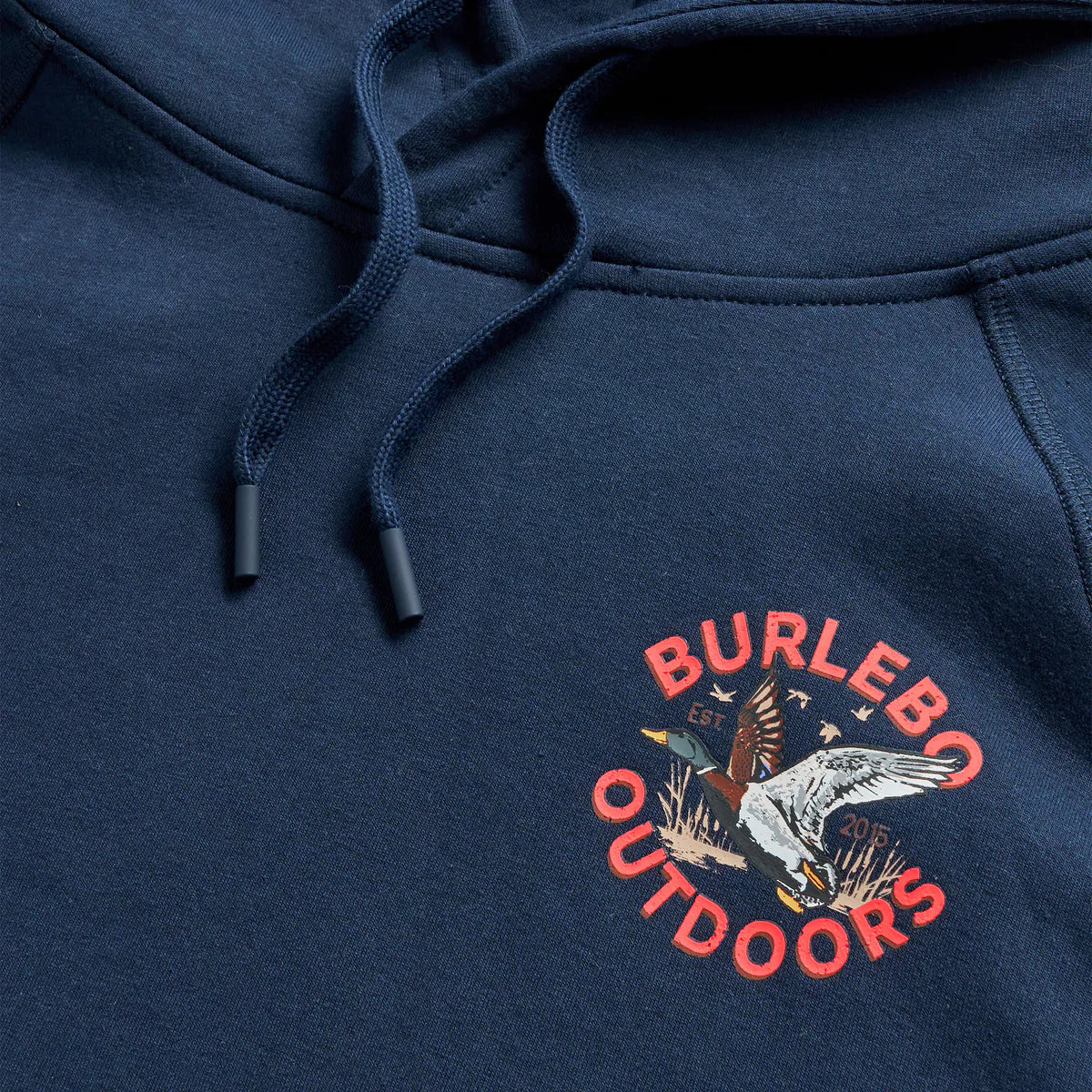 Burlebo Youth Fleece Hoodie Old School Duck Hunt