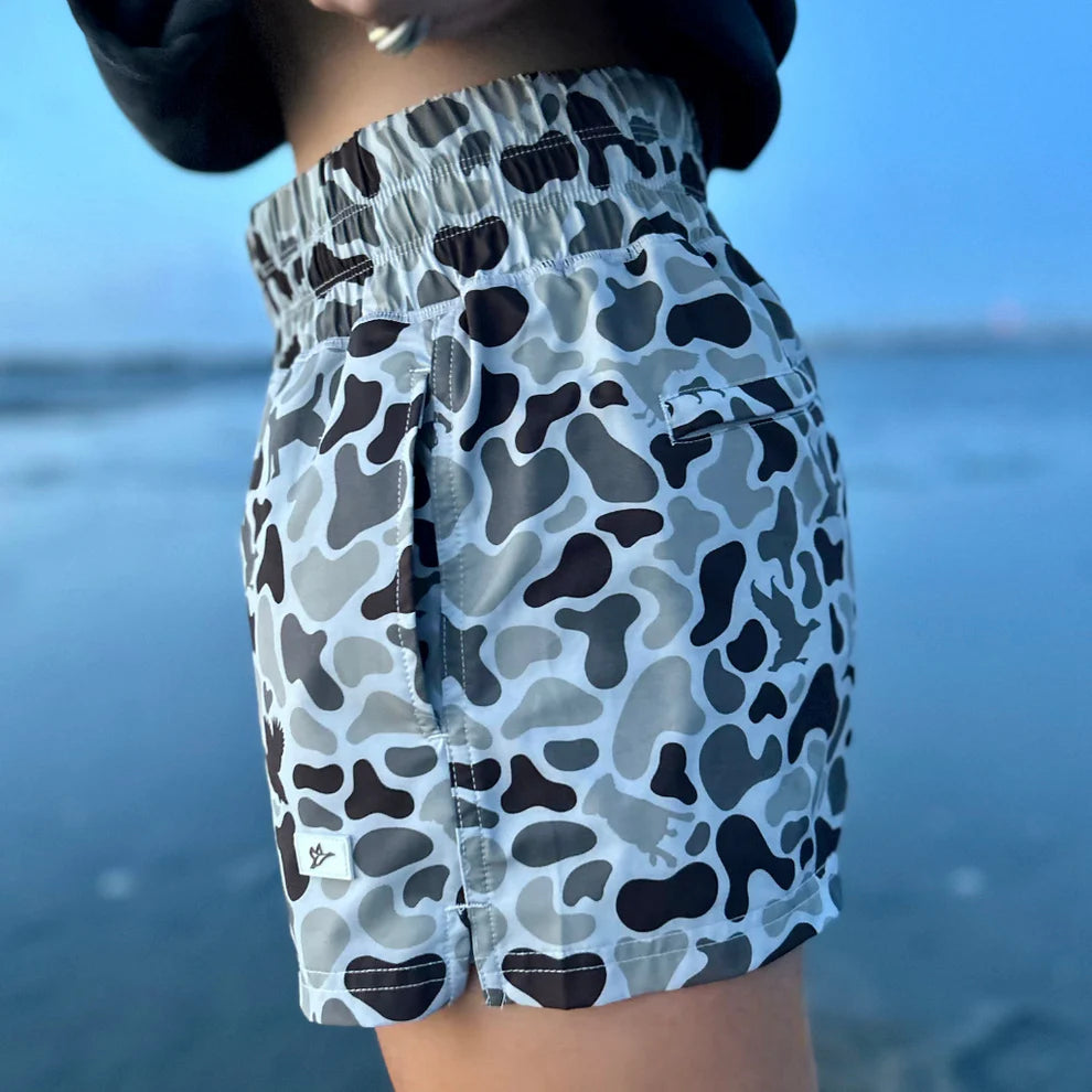 Combat Waterfowl Helmand Camo Shorts Women