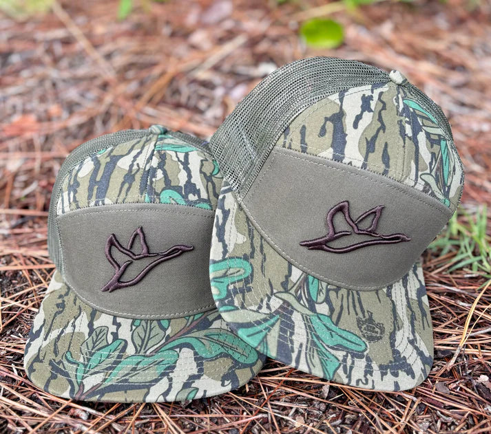Combat Waterfowl 7 Panel Greenleaf/Olive Hat