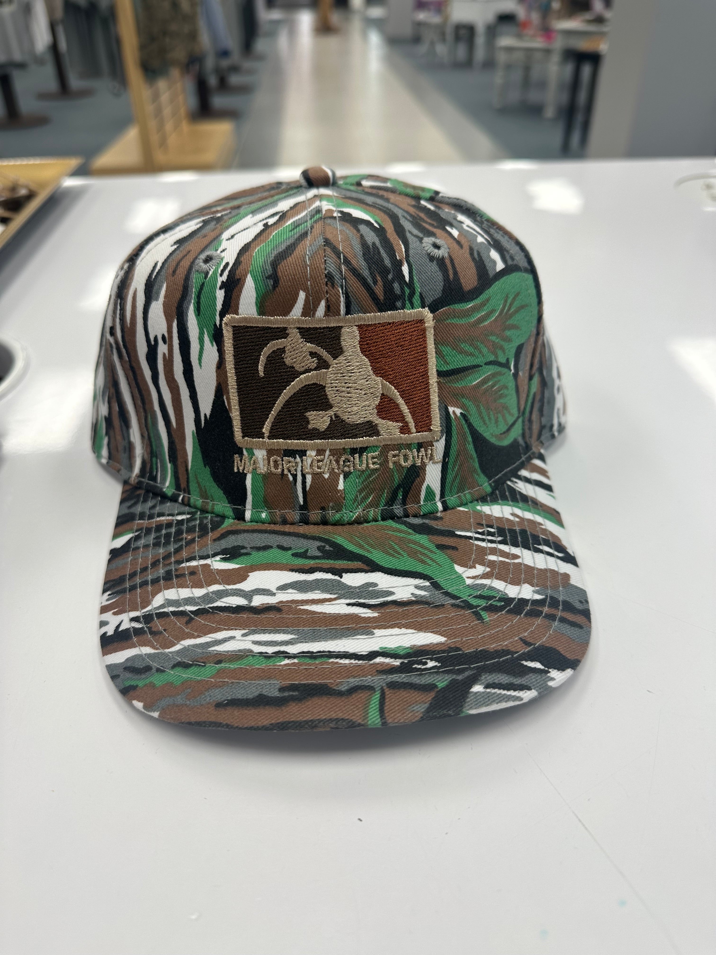 Major League Fowl Camo Logo Hat Cardinal Creek Spaniels