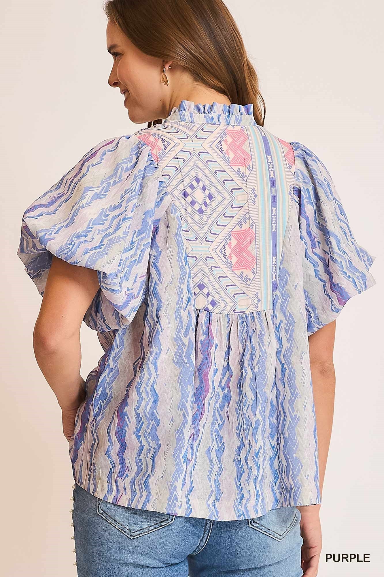 The Boho in Purple Top