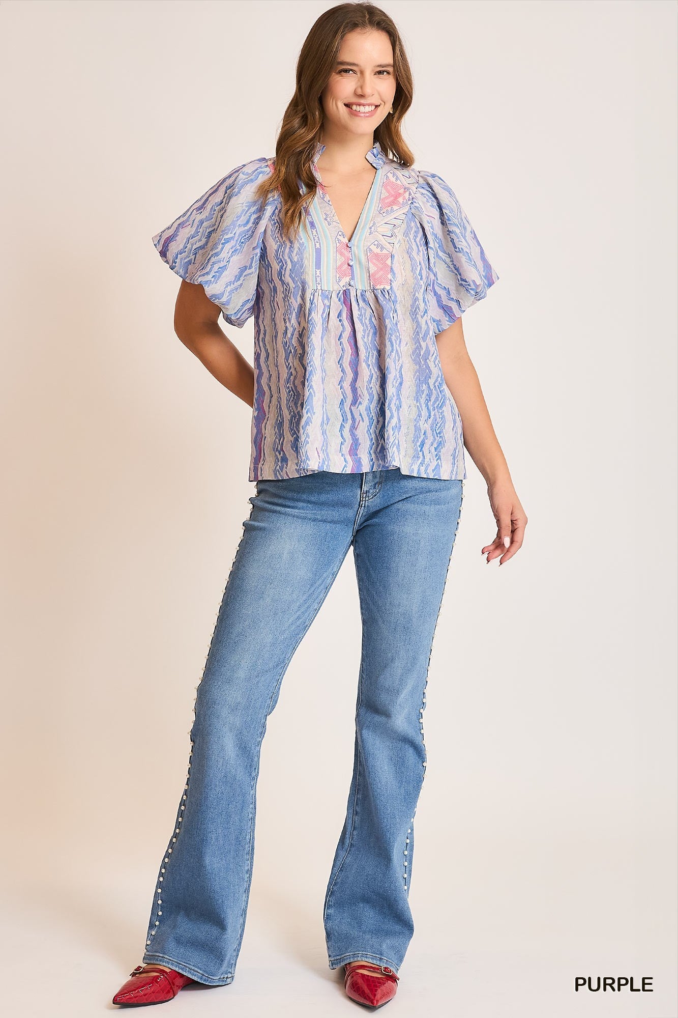 The Boho in Purple Top