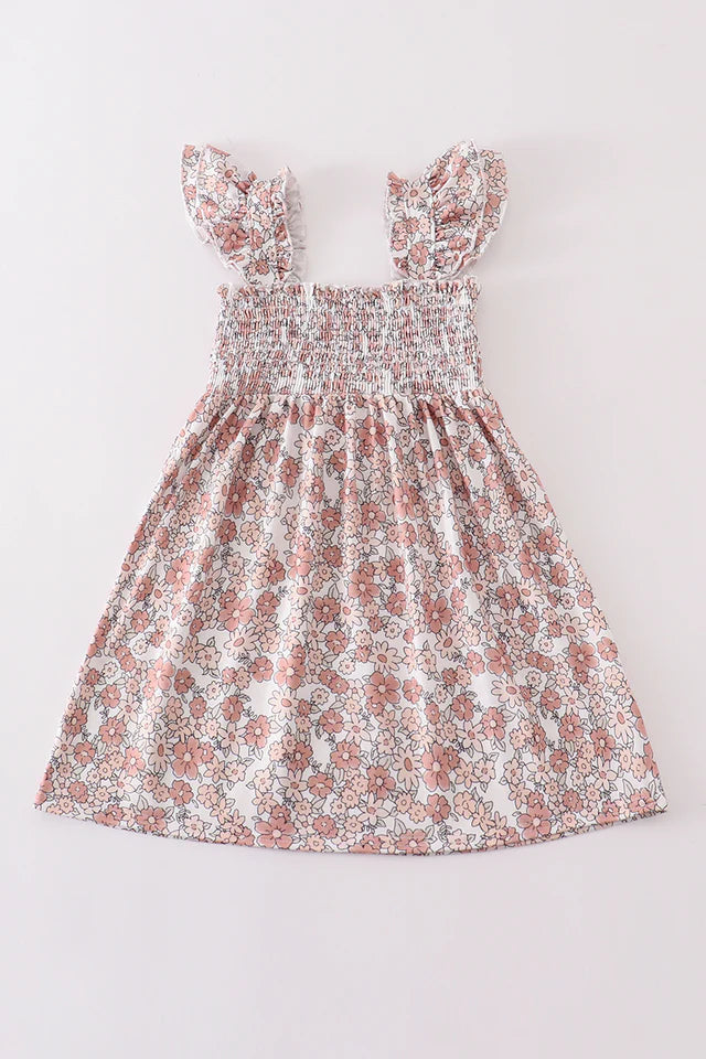 Floral Smocked Dress